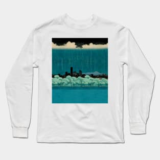 Portland Rain: Will it Ever Stop? Long Sleeve T-Shirt